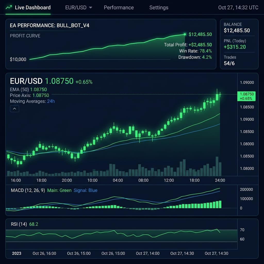 【实盘验证】趋势突破 EA v3.2 — 连续 8 个月月盈利
